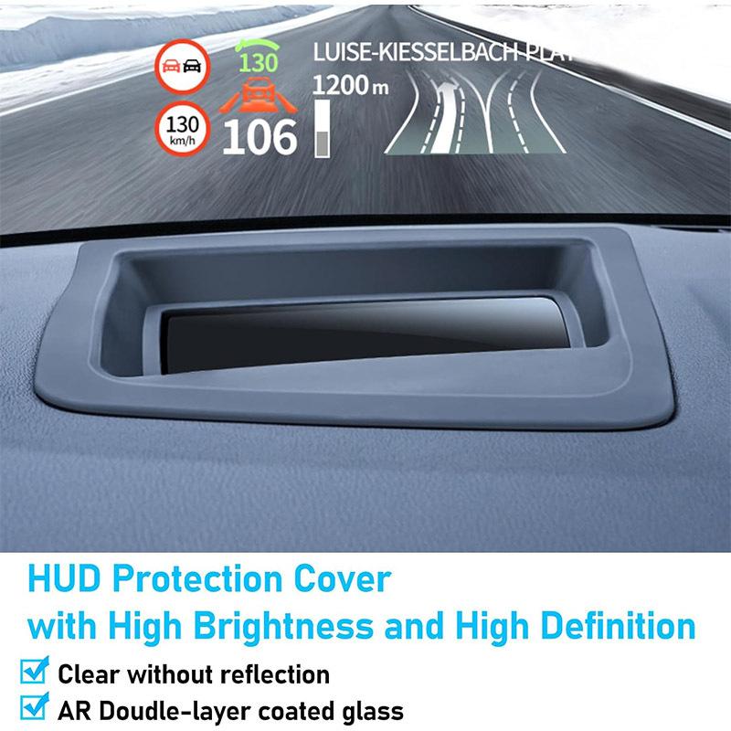 For 2024 BMW 5-Series G60 Car Hud Display Protective Cover HD Tempered Glass Anti Reflection Head Up Screen Protector Interior
