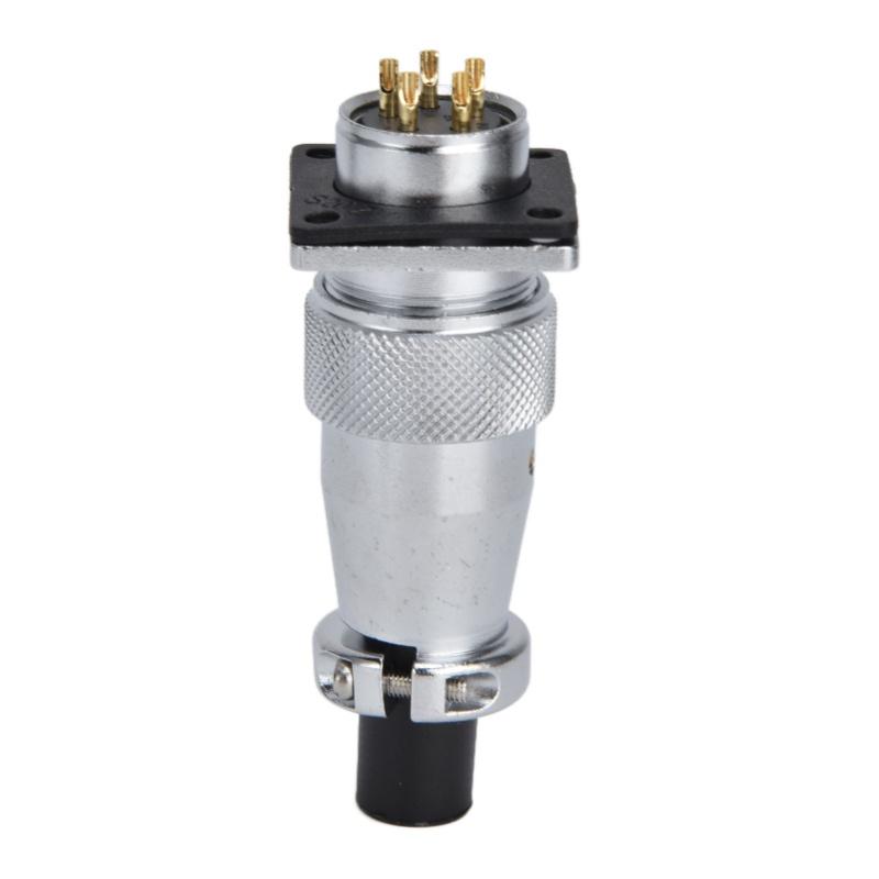 WS20 5 Pin Aviation Connector Metal Male Female Panel Aviation Connector Plug For Industry