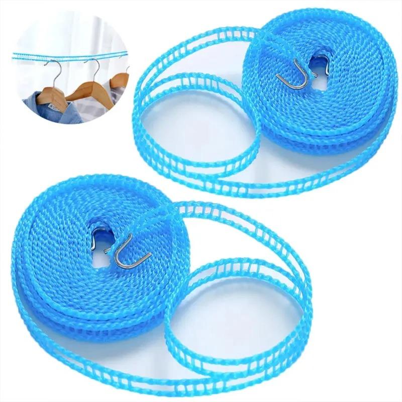 Portable Clothesline Upgraded Thickened Anti-slip Windproof Drying Rope Drying Clothes Hanging Rope Outdoor Camping Accessories