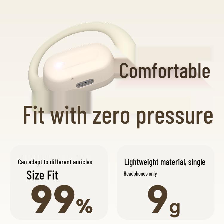 OWS08 Open-Type Air Conduction Clip-On Wireless Bluetooth Earphones