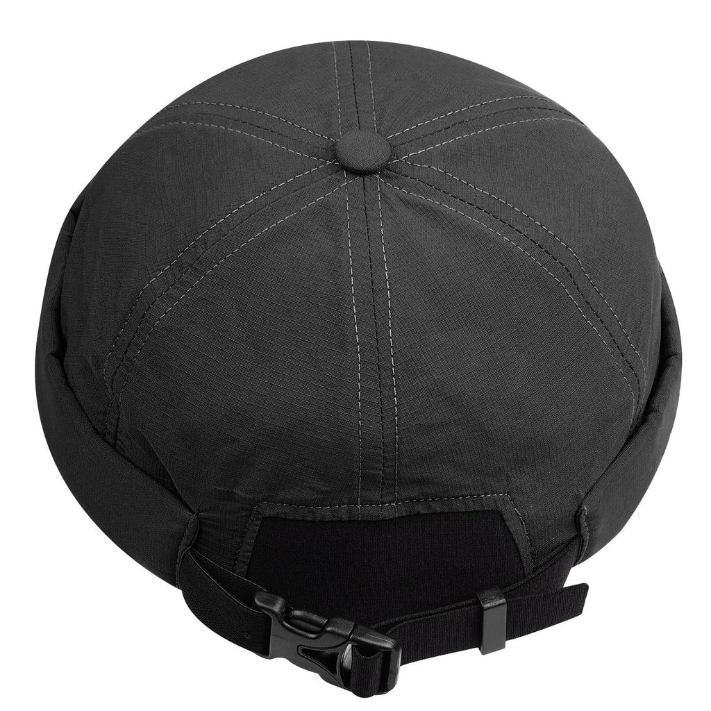Clape Brimless Roll Round Brimless Sag for Outdoor Activities and Fishing Men's Cap, Lightweight, Breathable, Spring/Summer Fisherman's Cap, 6-Panel