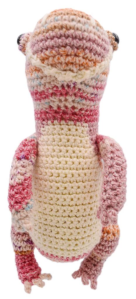 NASKA Amigurumi Kit Theo the Lizard (Made with Naifmela and Ghazal Cotton) by Elta Design, Hiroko Takeda, HT-25