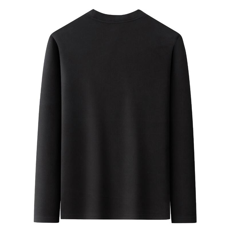 JEEP Men's Thermal Fleece Long-Sleeve Crew Neck T-Shirt