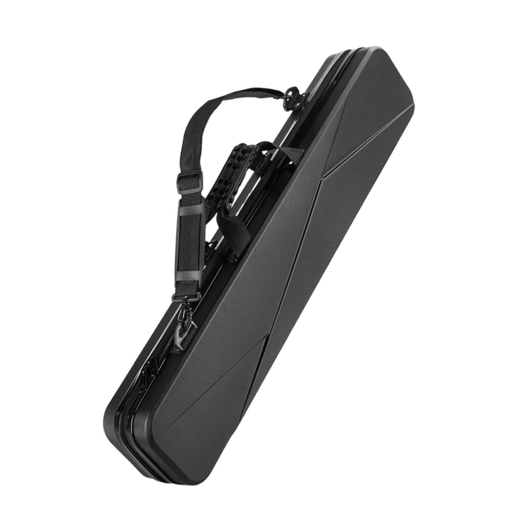 Hard Pool Cue Case Container Portable Organizer Impact Resistant 1/2 Split Club Bag for Training Travel Practice Exercise