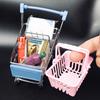 1Pc Dollhouse Miniature Supermarket Shopping Hand Basket Model Accessories