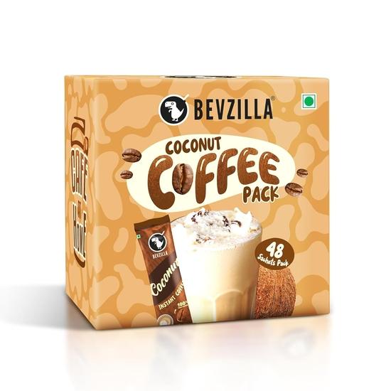 Bevzilla 48 Instant Coffee Powder Sachets