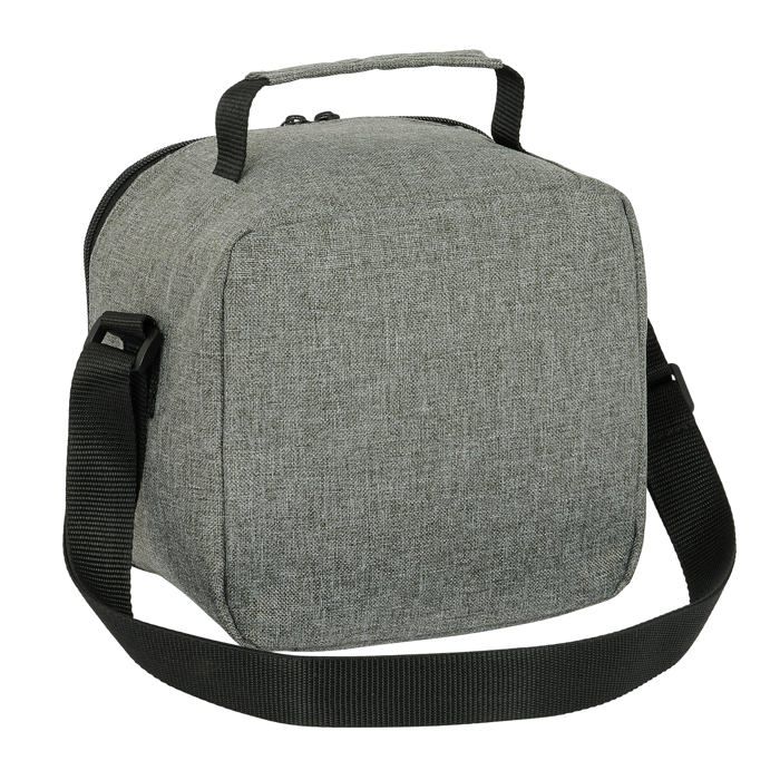 Wasserdichte Kühltasche - safta - 20x15x20 cm - Grau - Polyester - Isoliert - Tragbar - Verstellbarer Schultergurt