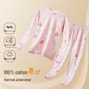 Kids' Autumn-Winter Cotton Thermal Underwear Set – Class A Boys & Girls Pajamas