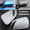 For Honda FIT JAZZ 2009 2010 2011 2012 2013 Car Replacement Rearview Side Mirror Cover Wing Cap Exterior Door Housing Shell Trim