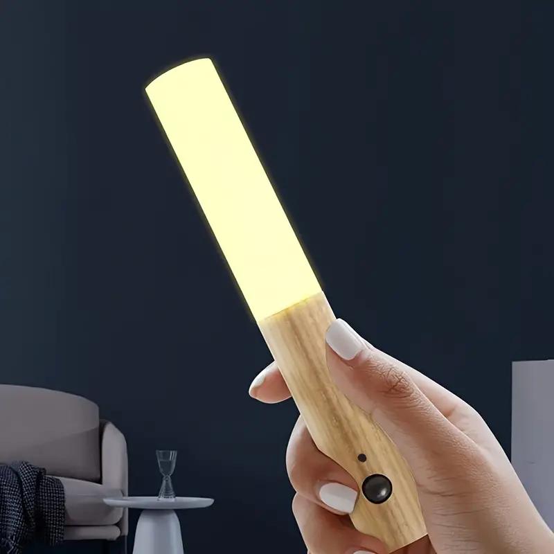 1 Stück intelligentes LED-Nachtlicht mit menschlichem Körpersensor, wiederaufladbar, kollisions- und sturzsicher, perfekt für zu Hause