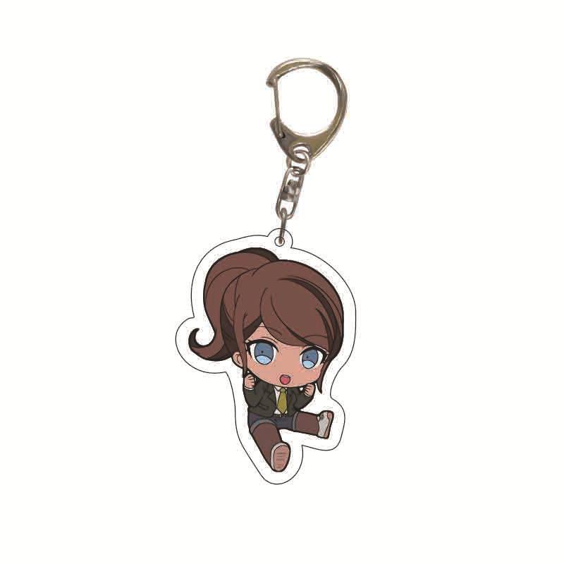 Danganronpa Monokuma, Makoto Naegi & Junko Enoshima Acrylic Keychain Charm Figure