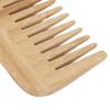 Wide Tooth Comb Flexible Structure Safety Eco Friendly Portable Wet Hair Comb Bamboo Comb for Home Travel