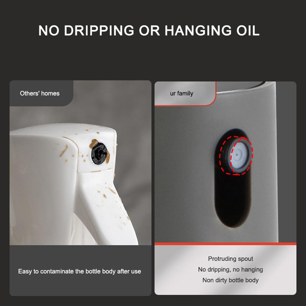 250ML Olive Oil Dispenser Durable Rust Proof Refillable Spray Bottle for Air Fryer Grilling and Baking Use