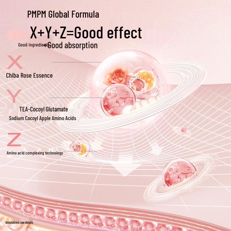 PMPM White Truffle & Rose Amino Acid 3-in-1 Cleansing Milk