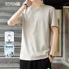 ROMON Men's 2026 Summer Pure Cotton Short Sleeve T-shirt