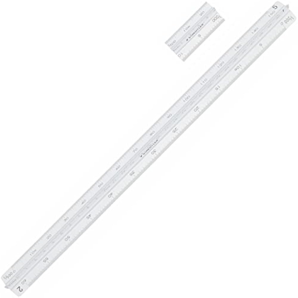 Staedler Ruler Triangle Scale Aluminum General 987 30-11