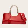 Women's bag fashion light glue patent leather handbag bridal wedding bag dinner bag