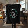 1PC AFC Ajax Patterned Flannel Blanket Suitable For All Seasons for Home Decor Warmth and Comfort Gifts Holiday Present
