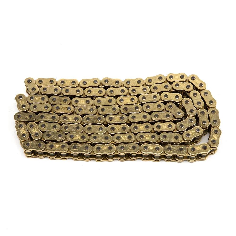 Motorcycle Chain 520 Chains 120 Links for Yamaha Kawasaki Suzuki for ATV for Dirt Bike High Quality DID O-Ring.