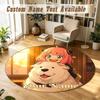 Round Rug Custom NameSpy × Family Pattern Non Slip Carpet Home Floor Decor