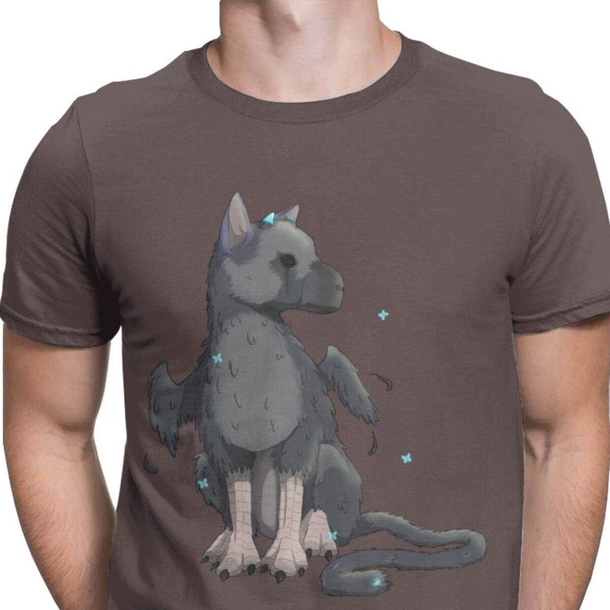 Leisure Trico The Last Guardian Футболка Shadow of the Colossus Видеоигра Крутая Футболка Мужская Харадзюку Потрясающая Одежда S