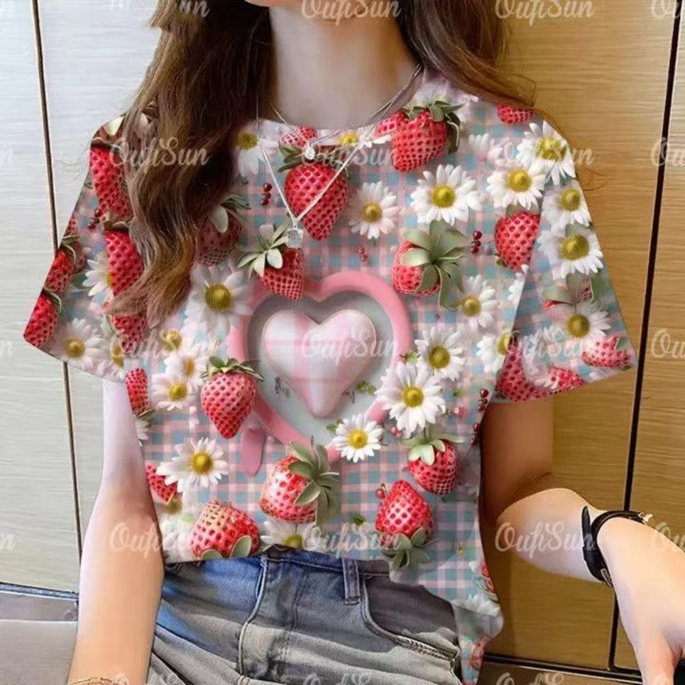 

Women s printed short-sleeved T-shirt S