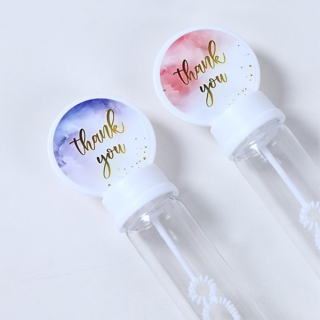 Wedding Party Bubble Soap Bottles Happy Wedding Party Decoration for Kids Thank you Bubble Soap Bottle Wedding Party Supplies