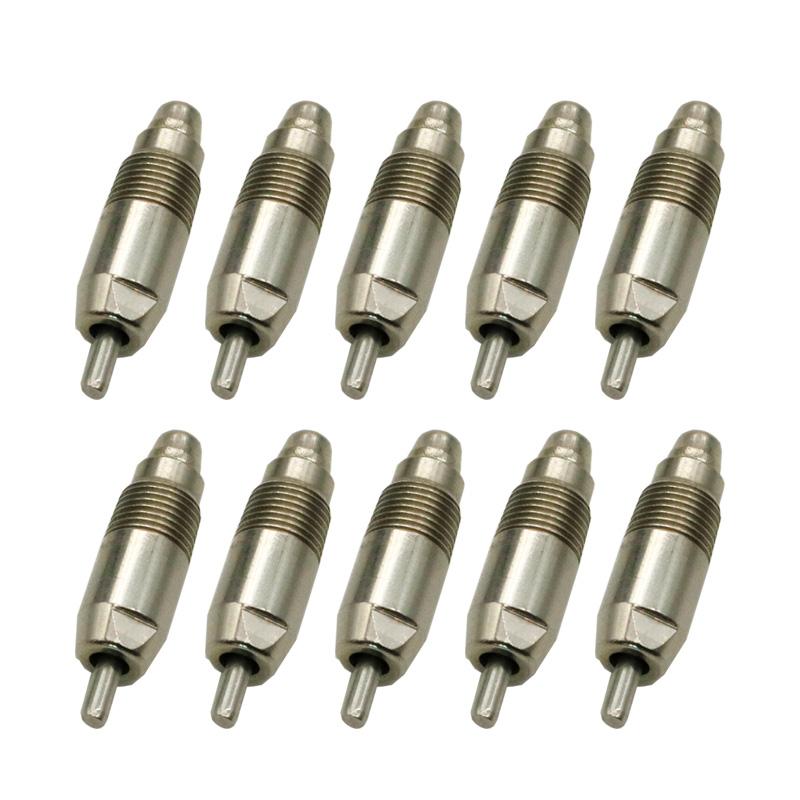 20Pcs Poultry Drinking Nipple Stainless Steel Rabbit Drinking Fountain 360 Degree Rotation Chicken Nipple Drinker
