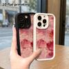 Phone Case: 2D Flat Design Suitable for iPhone 18 17 16 15 14 13 Pro Stepped Protective Case, Double Glass Cherry, Christmas and Halloween Gift