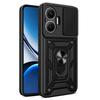 AMORUS For Xiaomi Poco F7 5G/Redmi Turbo 4 Pro 5G Case Kickstand PC+TPU Phone Cover with Camera Lens Slider