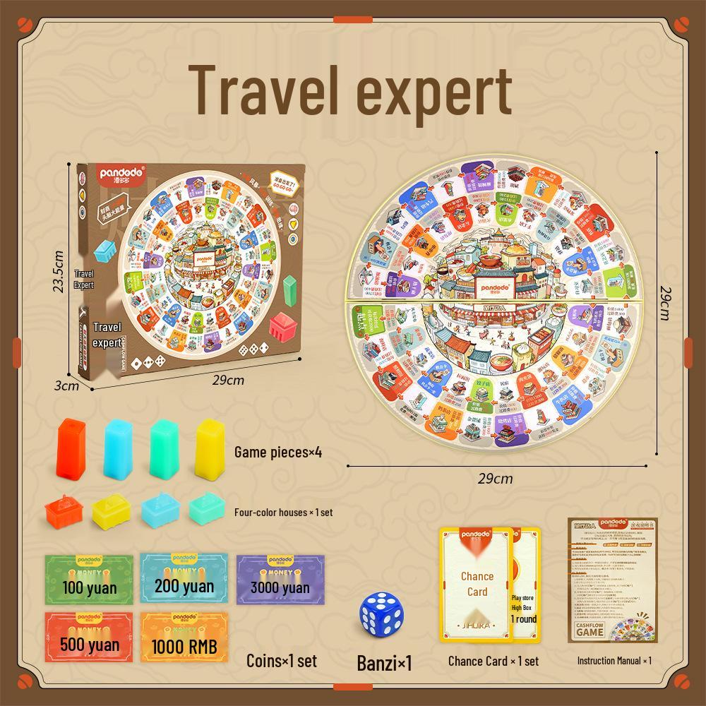 Детская магнитная головоломка «Кругосветное путешествие»: Культурная и творческая настольная игра для двух игроков