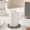 Black And White Ceramic Mug Creative Hotel Special Water Cup Couple Cup Homestay Feeling High Value Coffee Cup Simple