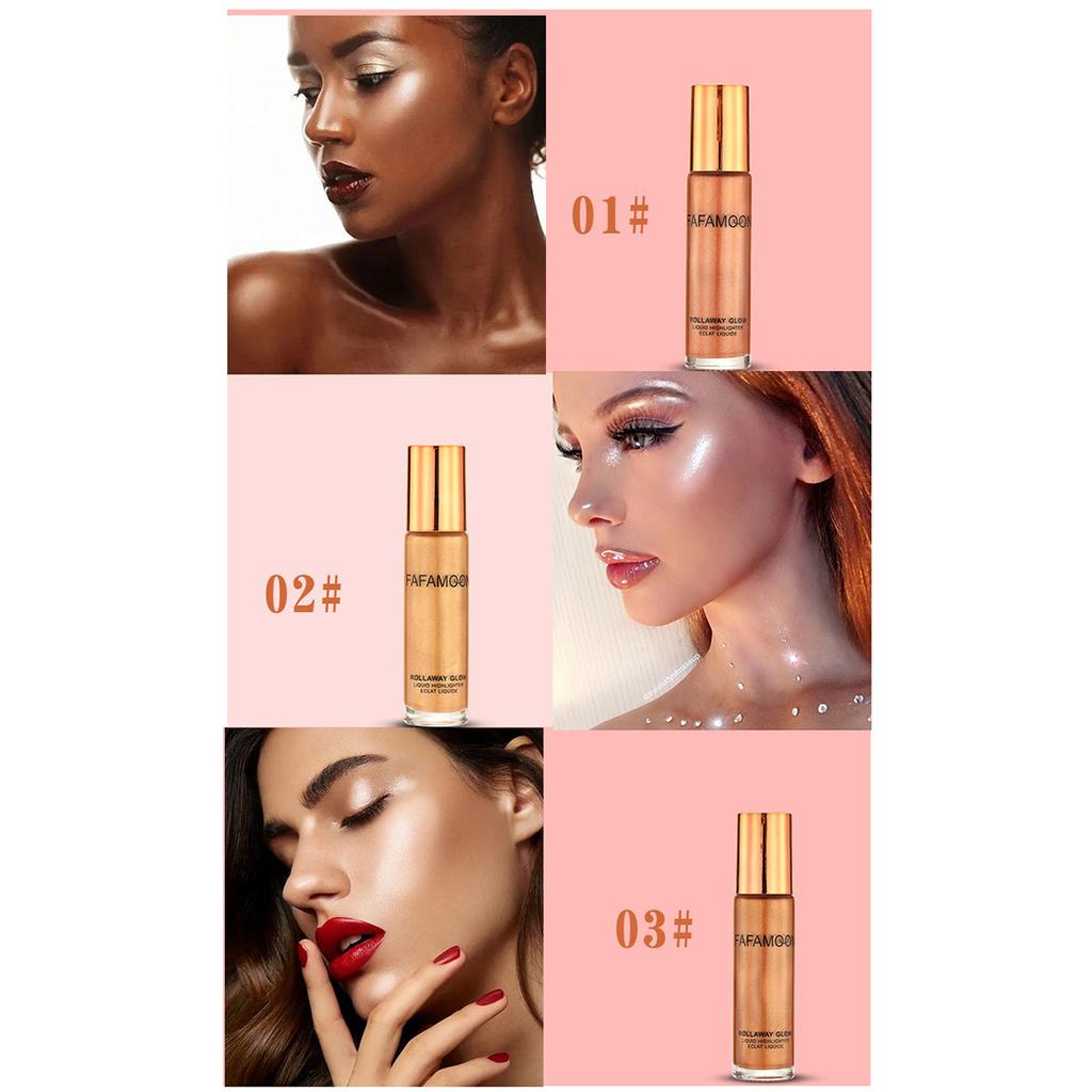 Highlighter Face Brightening Body Oil Full Body Brightening Beach Sexy Brightening Cream