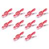 10Pcs Plastic Creative Music Paper Clips Musical Notes Paper Clip Holder Clamps Bookmark Office School Stationary Students Gifts