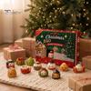 Pädagogischer Sensorik-Spielzeug-Weihnachts-Quetsch-Adventskalender 2026, 24 Tage Knödel Fidget Spielzeug Countdown-Kalender, Weiche Stressbewältigung für Erwachsene,