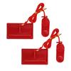 2 Pcs Treadmill Magnetic Safety Switch Fit for 9600 GTS7 M8 M9 Treadmill Emergency Stop Magnet 68x41mm