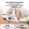 For iPhone 15 PC+TPU Shockproof Cover Anti-fall Phone Case with Ring Kickstand