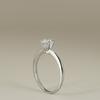 ozel [Custom Made] Silver925 Moissanite 0.8CT 6 Prong Setting Ring PS091R