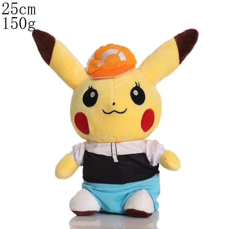 Pokemon Pikachu Pichu Charmander Bulbasaur Squirtle Psyduck Eevee Plyšový Měkký Plyšák Plyšák Hračka Malá Panenka