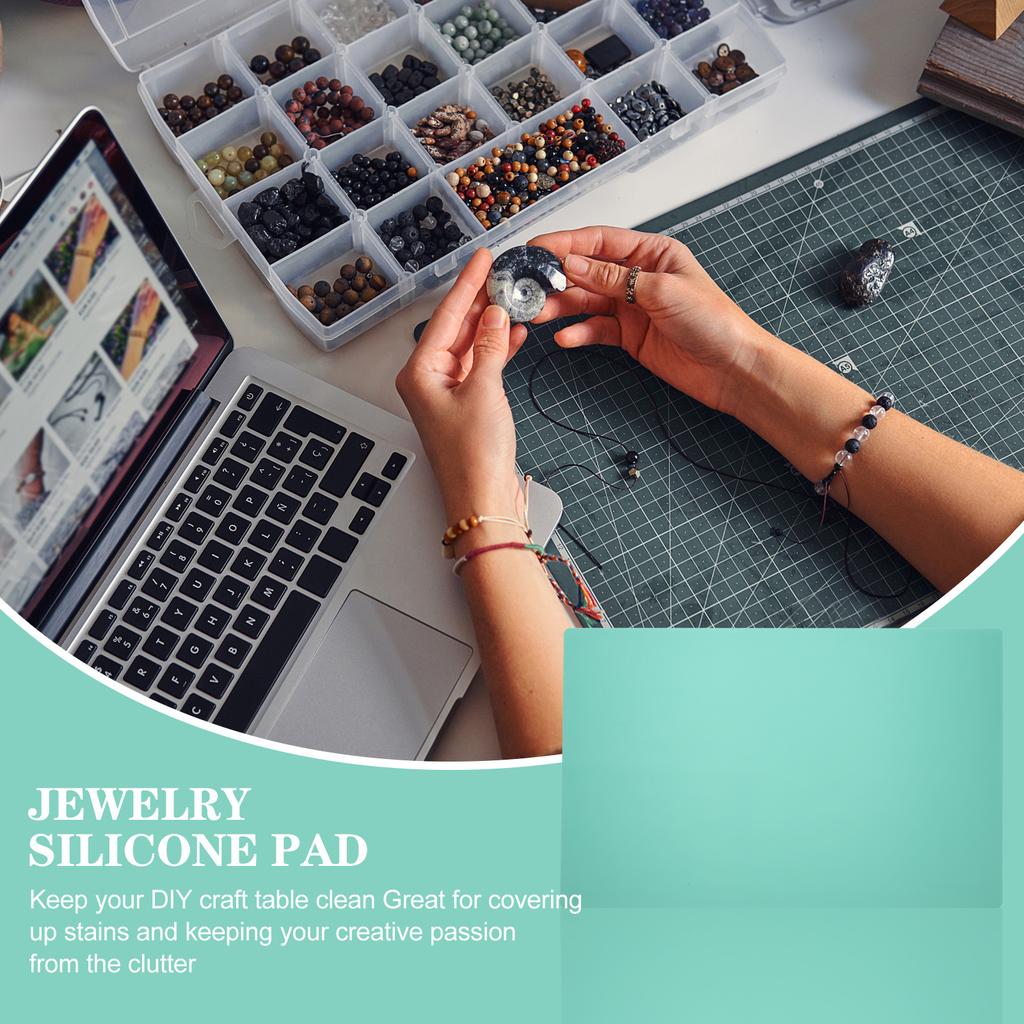 Large Silicone Table Mat Heat Resistant Nonstick Countertop Protector For Crafting Painting Diy Epoxy Resin Kids Placemat