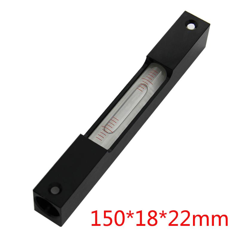 Bar Type All-metal 4s 150 High-precision Engineering Glass High Permeability Horizontal Bubble Frame Mounting Hole Level Meter