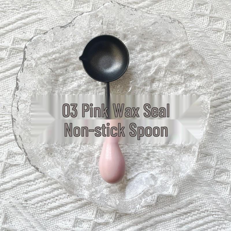 Non-Stick Sealing Wax Melting Spoon: Easy-to-Clean, Anti-Stick Tool for Use with Melting Furnace.