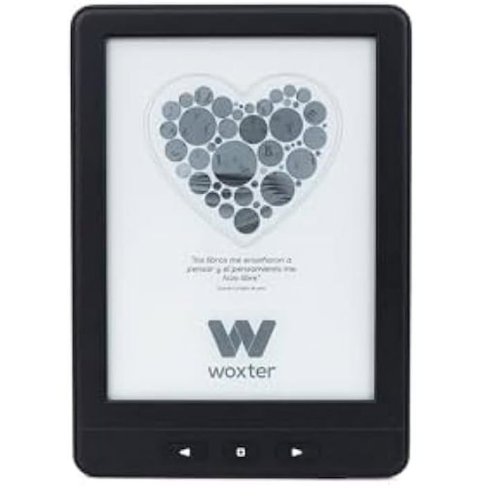 Lecteur de livres électroniques - Woxter - Scriba 195 Paperlight TP - 6" e-Ink Pearl - 4 Go de mémoire interne