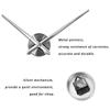 DIY Quartz Clock Fashion Watch Living Room Home Decoration Clock Acrylic Mirror Stickers Decorate a Large Garden Wall Decor