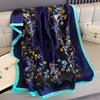 Spring Summer Autumn New Printed Scarf Girl High-End Silk Scarf Women Neck Protection Versatile Fashion Shawl Wrap Bandana