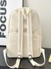 Vintage Korean Style Casual Backpack For Students And Travel With Pu Material