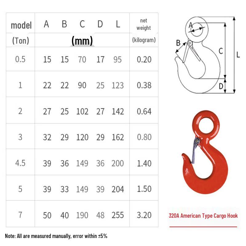 5.4-Ton Industrial Lifting Hook