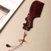 Red Sandalwood Lotus Plum Blossom Comb - Ancient Style