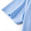 MONTAGUT Men's Cooling Plaid Silk Linen Blend Short Sleeve Shirt