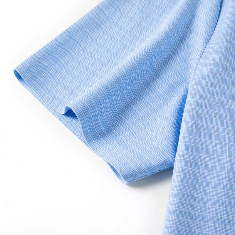 MONTAGUT Men's Cooling Plaid Silk Linen Blend Short Sleeve Shirt